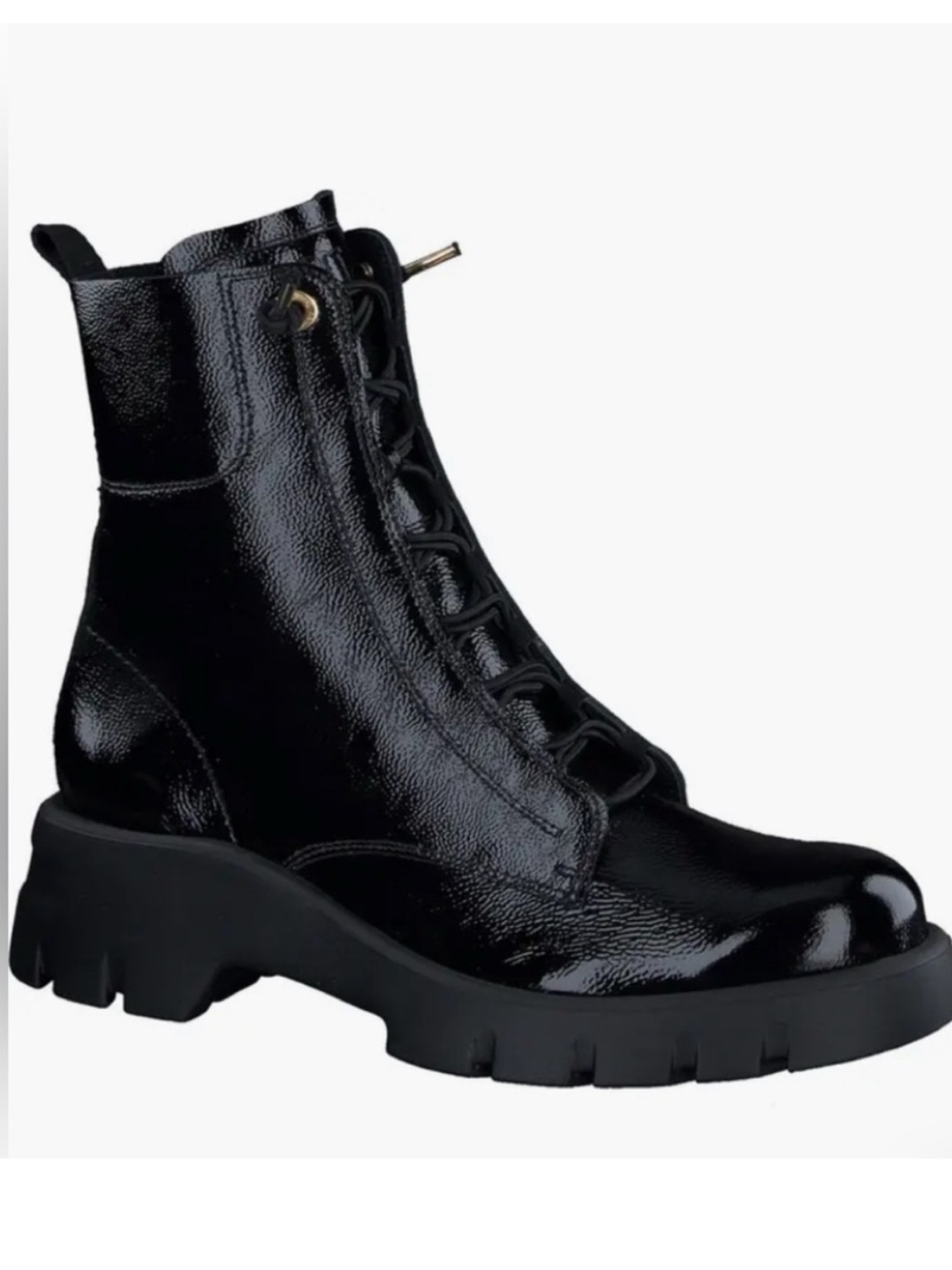 Paul Green Patent Leather Wicked Boot UK 6